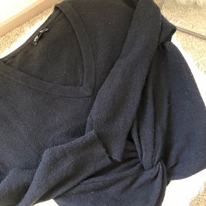 EXPRESS black knotted sweater